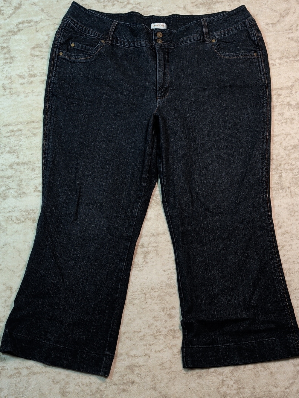Monroe & Main Blue Jeans Wide Leg Jeans Size 22W